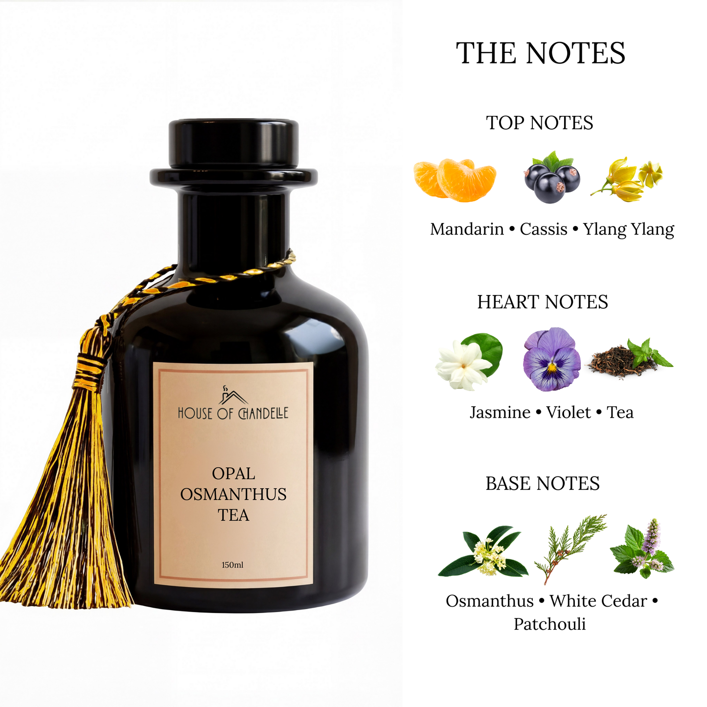 Opal Osmanthus Tea — Floral Reed Diffuser