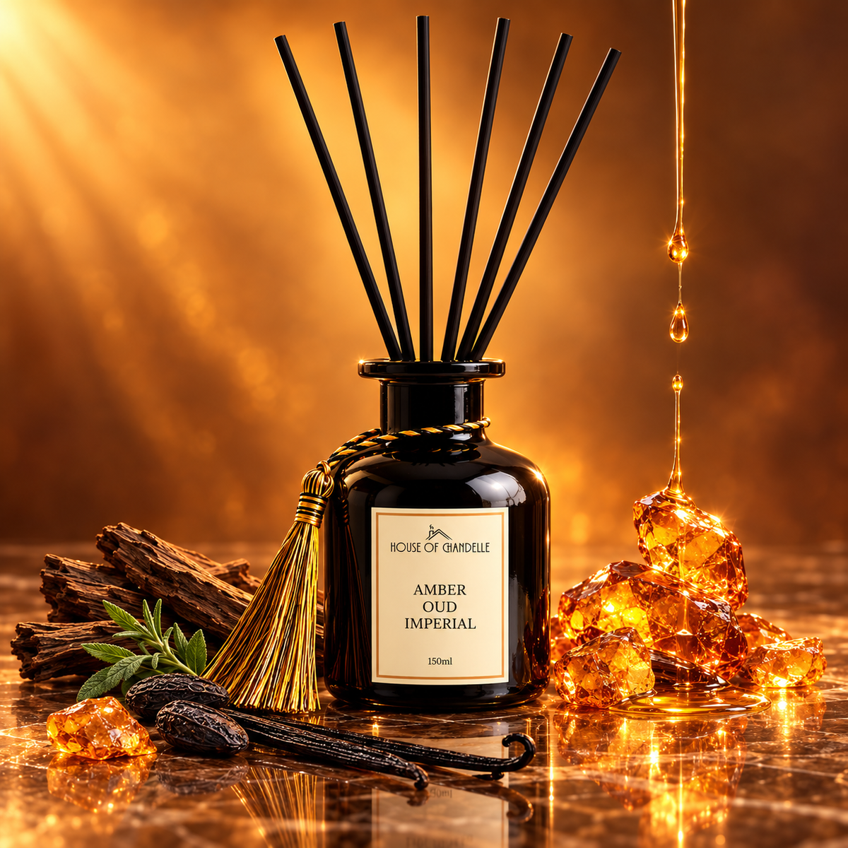 Amber Oud Imperial – Oud Reed Diffuser