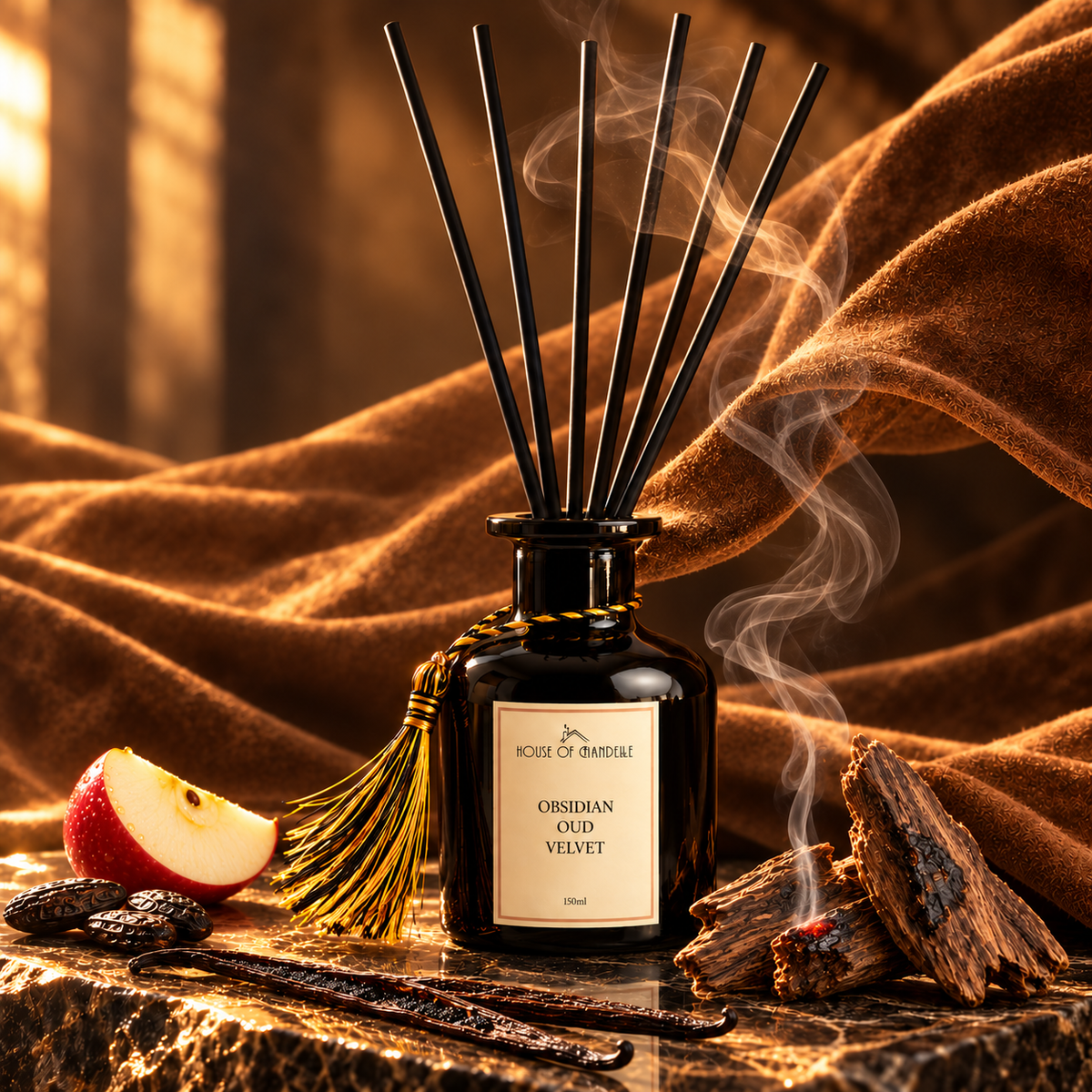 Obsidian Oud Velvet – Oud Reed Diffuser