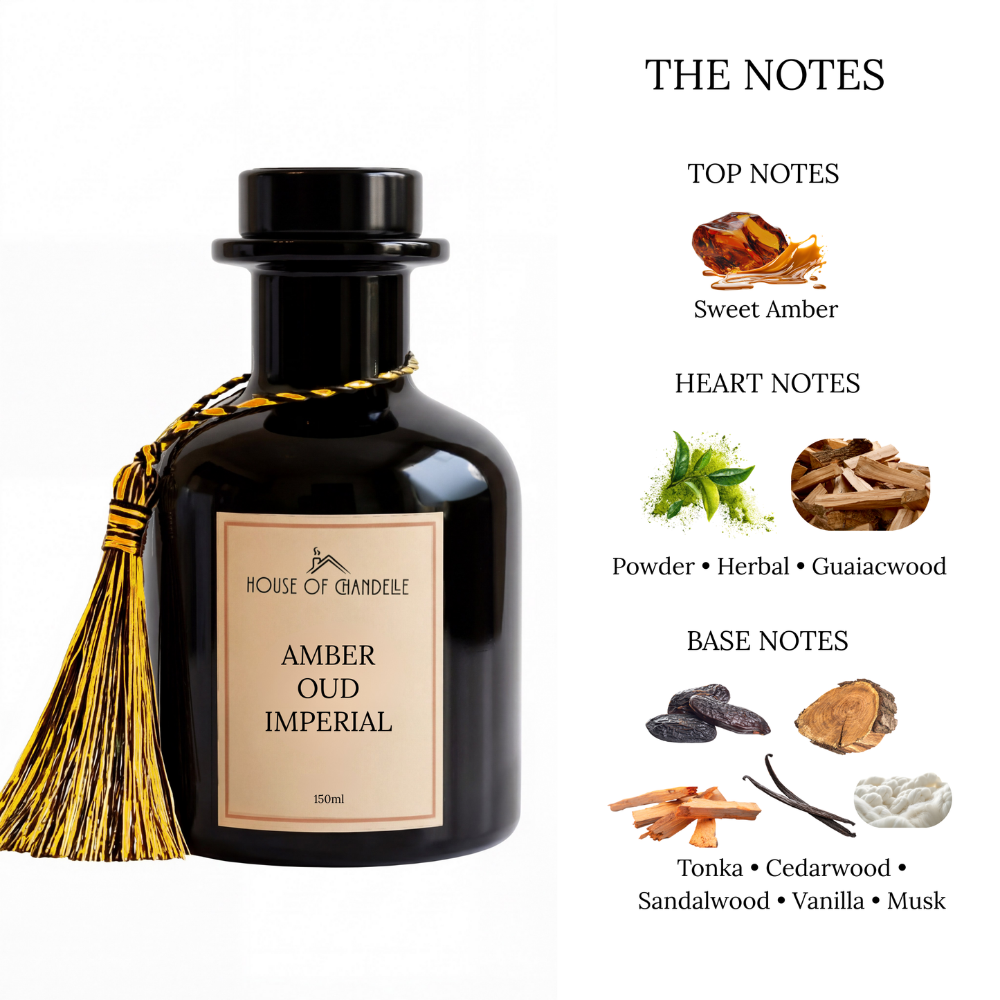 Amber Oud Imperial – Oud Reed Diffuser