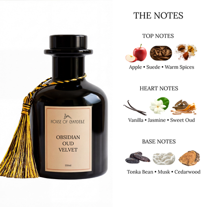 Obsidian Oud Velvet – Oud Reed Diffuser
