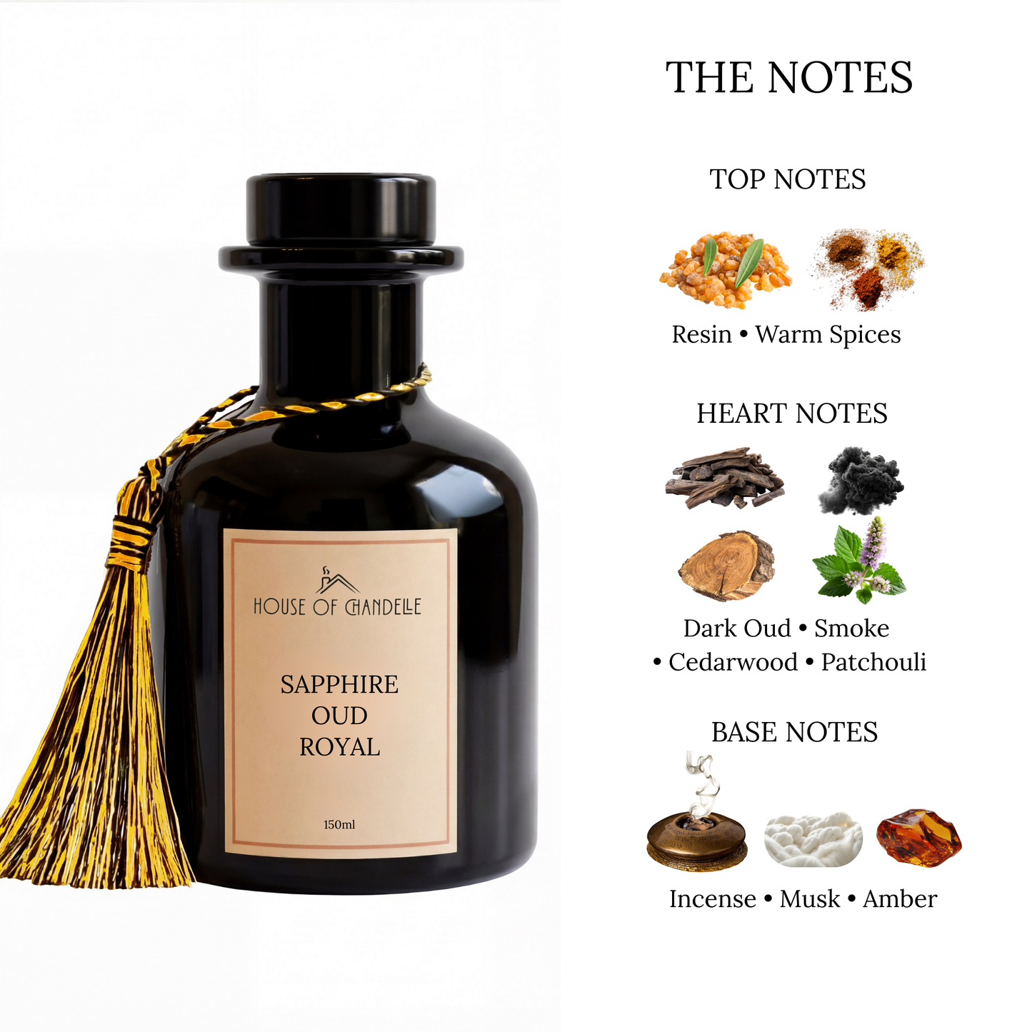 Sapphire Oud Royal – Oud Reed Diffuser