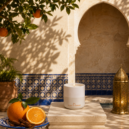 Orange Andalucía Dove Chandelle scented candle 230g – House of Chandelle