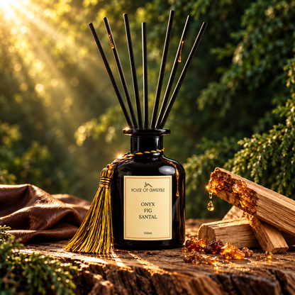 Onyx Fig Santal – Wood Reed Diffuser