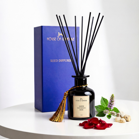 Jasper Patchouli Rose – Wood Reed Diffuser