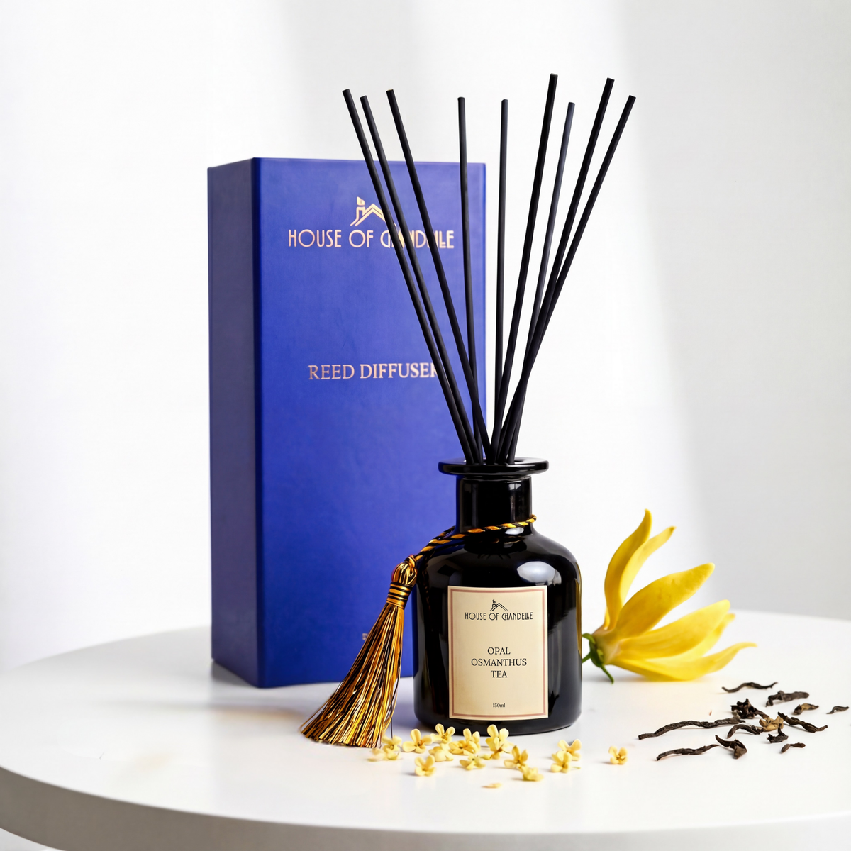 Opal Osmanthus Tea Reed Diffuser | Floral Home Fragrance Dubai